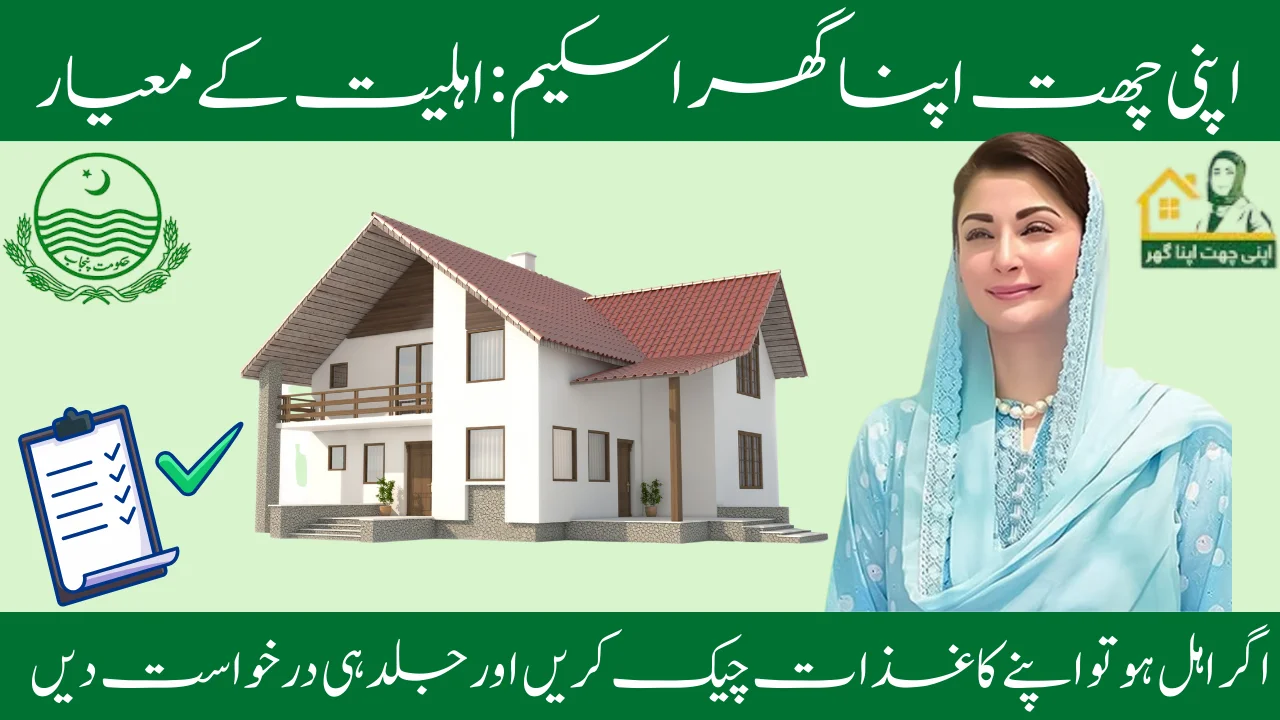 Apni chat Apna Ghar Scheme Eligibilty Criteria