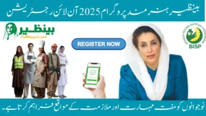 Benazir Hunarmand Program 2025 Online Registration  
