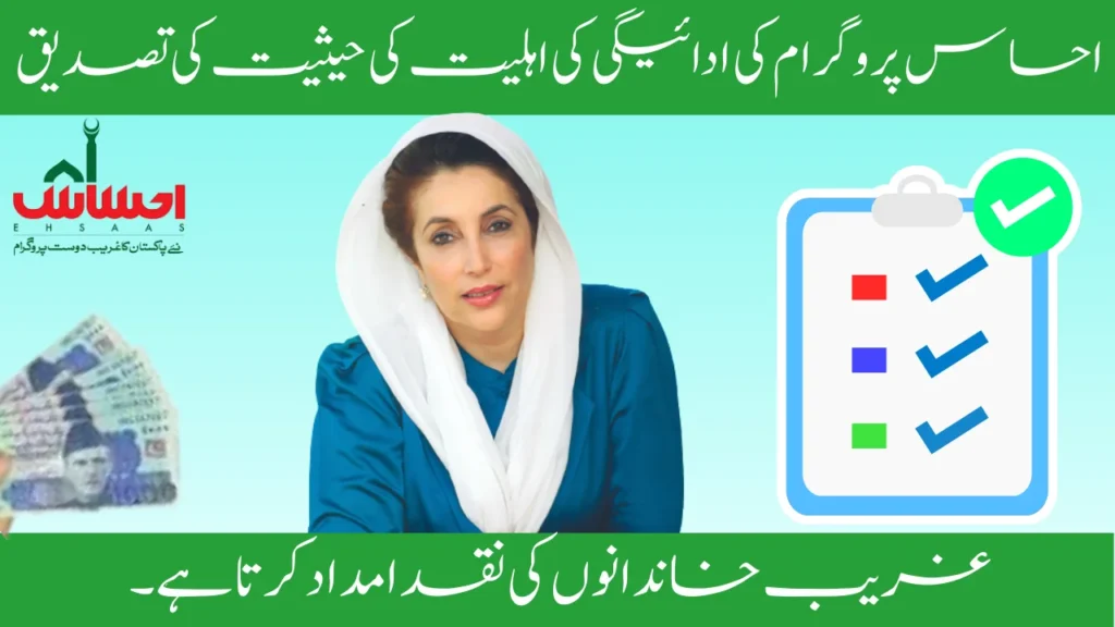 Ehsaas Program Payment Eligibility Status Verification