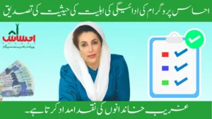 Ehsaas Program Payment Eligibility Status Verification