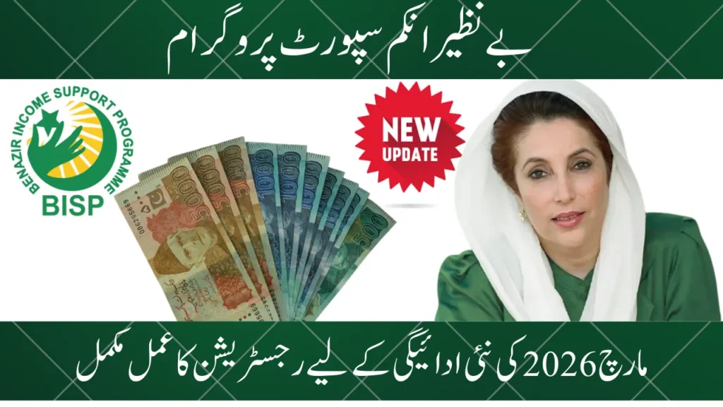 Benazir Income Support Program new payment detail 2026 march