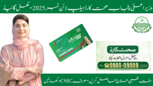 CM Punjab Sehat Card Helpline Number 2025 - Complete Guide