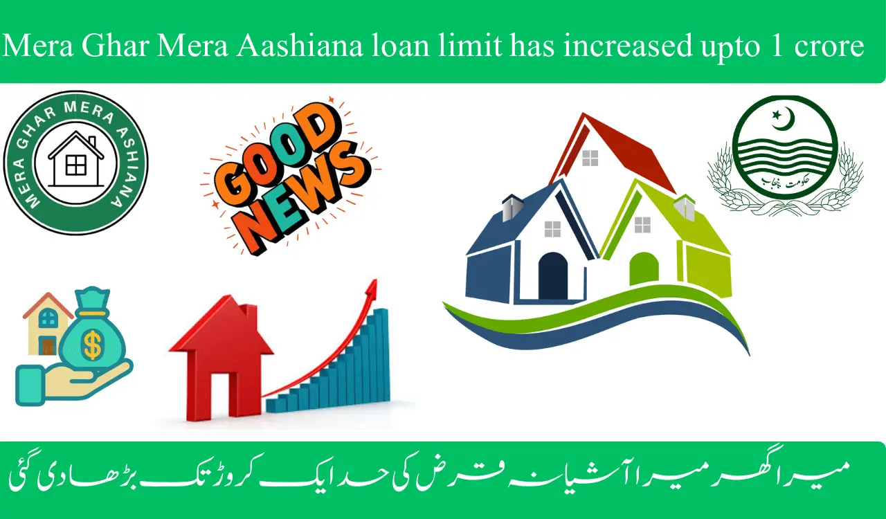 Mera Ghar Mera Aashiana Scheme 2026 Loan limit has increased upto 10 million